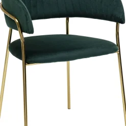 Store Eetkamerstoel Belle Groen Kasten|Stoelen