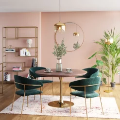 Store Eetkamerstoel Belle Groen Kasten|Stoelen