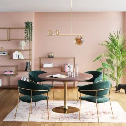 Store Eetkamerstoel Belle Groen Kasten|Stoelen