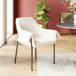 Fashion Eetkamerstoel Bess Cream Kasten|Stoelen