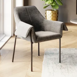 Cheap Eetkamerstoel Bess Grey Stoelen