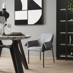 New Eetkamerstoel Bess Grey Flitter Stoelen|Tuinmeubelen