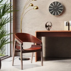 Outlet Eetkamerstoel Biarritz Brown Kasten|Stoelen