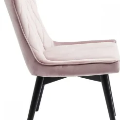 New Eetkamerstoel Black Marshall Fluweel Roze Kasten|Stoelen
