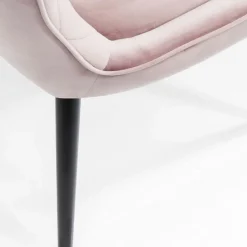 New Eetkamerstoel Black Marshall Fluweel Roze Kasten|Stoelen