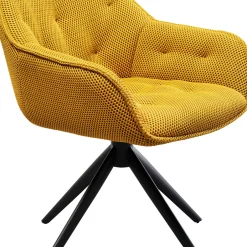 Flash Sale Eetkamerstoel Carlito Mesh Yellow Kasten|Stoelen