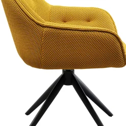 Flash Sale Eetkamerstoel Carlito Mesh Yellow Kasten|Stoelen