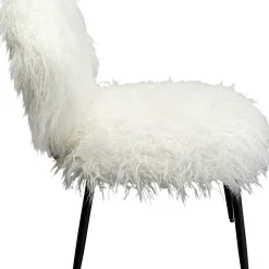 Sale Eetkamerstoel Hairy White Kasten|Fauteuils