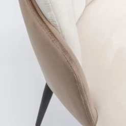 New Eetkamerstoel Hojas Beige Kasten|Stoelen