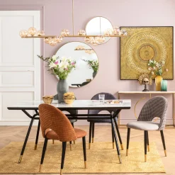 Hot Eetkamerstoel Hudson Blauw Kasten|Stoelen