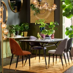Discount Eetkamerstoel Hudson Groen Kasten|Stoelen