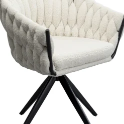 Flash Sale Eetkamerstoel Knot Boucle Stoelen