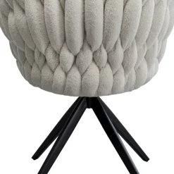 Flash Sale Eetkamerstoel Knot Boucle Stoelen
