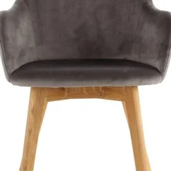 Flash Sale Eetkamerstoel Lady Velvet Grey Kasten|Stoelen