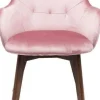 Online Eetkamerstoel Lady Velvet Stitch Rose Kasten|Stoelen
