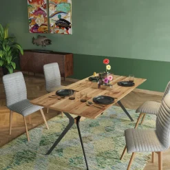 Shop Eetkamerstoel Lara Ecru Kasten|Stoelen