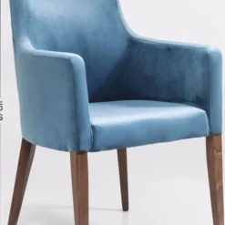 Discount Eetkamerstoel Mode Fluweel Patrol-Blauw Kasten|Stoelen