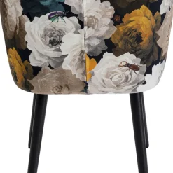 Store Eetkamerstoel Peony Flower Geel Kasten|Stoelen