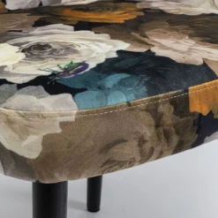 Store Eetkamerstoel Peony Flower Geel Kasten|Stoelen