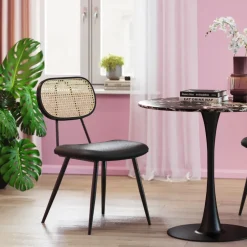 Fashion Eetkamerstoel Rosali Black Stoelen|Tuinmeubelen