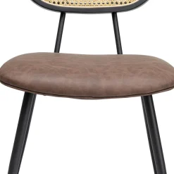 New Eetkamerstoel Rosali Brown Kasten|Stoelen