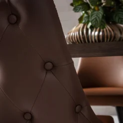 Best Eetkamerstoel Urban Desire Bruin Kasten|Stoelen