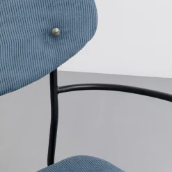Online Eetkamerstoel Viola Blue Kasten|Stoelen