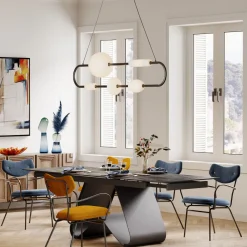 Online Eetkamerstoel Viola Blue Kasten|Stoelen