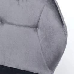Hot Eetkamerstoel Viva Grijs Chroom Stoelen|Tuinmeubelen