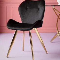 Discount Eetkamerstoel Viva Zwart Kasten|Stoelen