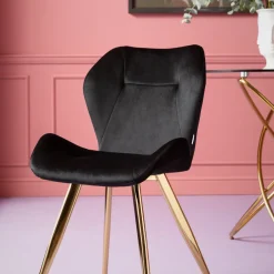 Discount Eetkamerstoel Viva Zwart Kasten|Stoelen
