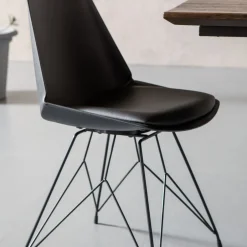 Flash Sale Eetkamerstoel Wire Zwart Kasten|Stoelen