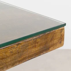 Clearance Eettafel Conley Cross Brass 180x90cm Kasten|Tafels