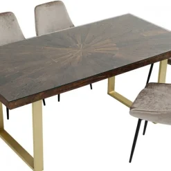 Best Sale Eettafel Conley Messing 180x90cm Kasten|Tafels