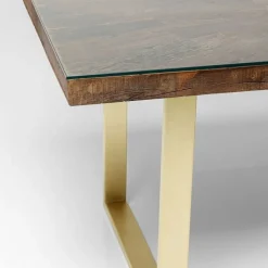 Best Sale Eettafel Conley Messing 180x90cm Kasten|Tafels