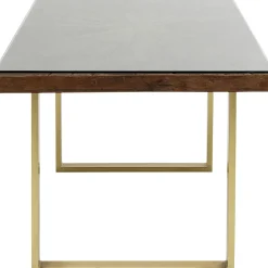 Store Eettafel Conley Messing 160x80cm Kasten|Tafels