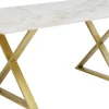 Cheap Eettafel Eternity Cross Brass 180x90cm Kasten|Tafels