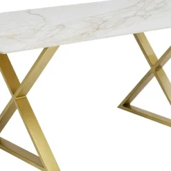 Cheap Eettafel Eternity Cross Brass 180x90cm Kasten|Tafels