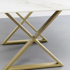 Cheap Eettafel Eternity Cross Brass 160x80cm Kasten|Tafels