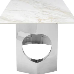 Store Eettafel Eternity Oho Chroom 180x90cm Kasten|Tafels