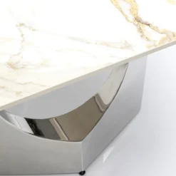 Store Eettafel Eternity Oho Chroom 180x90cm Kasten|Tafels