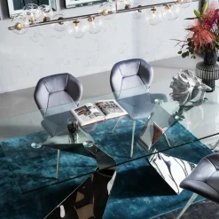 Cheap Eettafel Gloria Chroom Kasten|Tafels