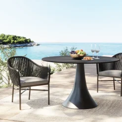 Clearance Eettafel Grande Possibilita Black 110cm Kasten|Tuinmeubelen
