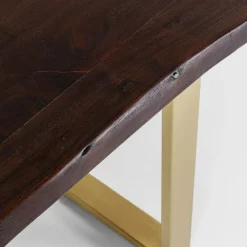 Discount Eettafel Harmony Dark Brass 200x100 Kasten|Tafels