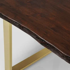 Discount Eettafel Harmony Dark Brass 200x100 Kasten|Tafels