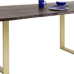 Discount Eettafel Harmony Dark Brass 200x100 Kasten|Tafels