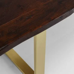 Discount Eettafel Harmony Dark Brass 200x100 Kasten|Tafels