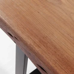 Store Eettafel Harmony Dark Crude Steel 180x90 Kasten|Tafels