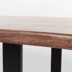 Store Eettafel Harmony Dark Crude Steel 180x90 Kasten|Tafels
