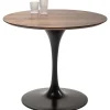 Store Eettafel Invitation Set Walnoot Zwart Ø90cm Kasten|Tafels